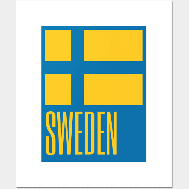 Sweden Country Symbol Wall Art by kindacoolbutnotreally